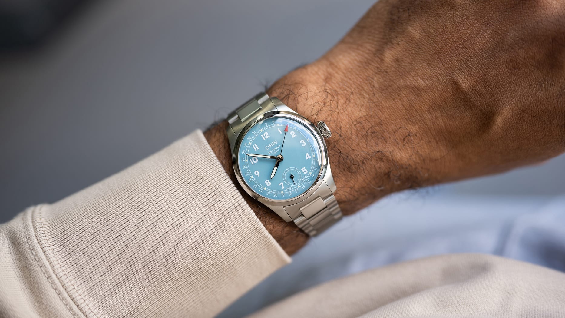 オリス(ORIS) NEW ビッグクラウン ポインターデイト キャリバー